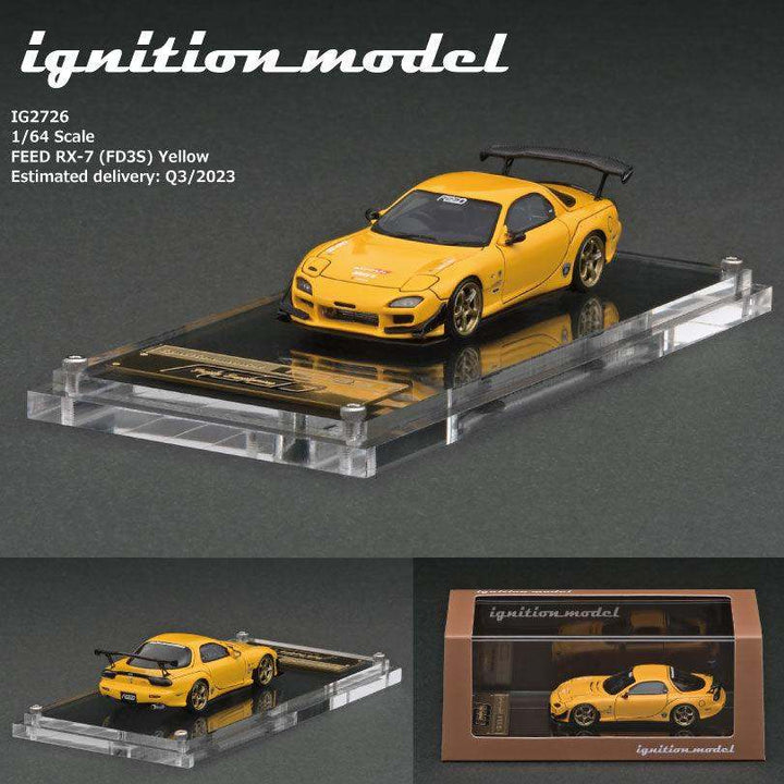 Ignition Model 1:64 Feed Mazda RX-7 FD3S Yellow – Little Luca's Toys