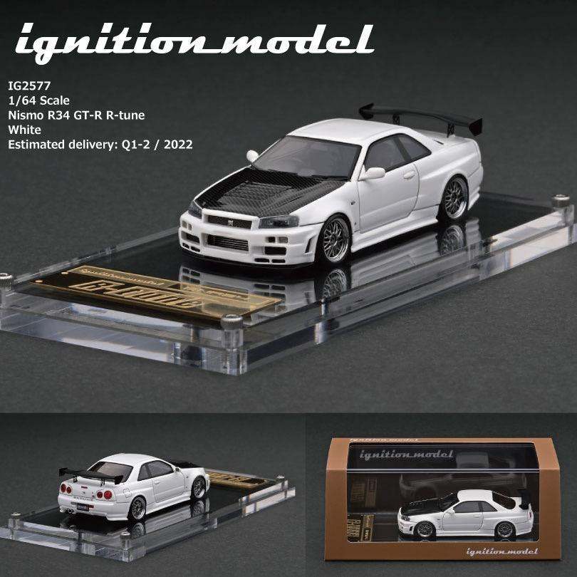 Ignition Model 1:64 Nismo R34 GT-R R Tune White