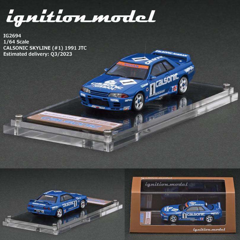 Ignition Model 1:64 Nissan Skyline R32 GT-R Calsonic IG2694