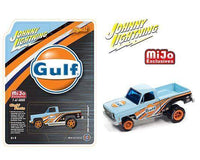 Thumbnail for Johnny Lightning 1:64 Mijo Exclusive 1980 Chevy Silverado Gulf Zinger