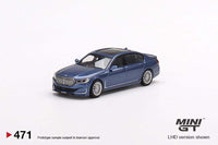 Thumbnail for MINI GT 1:64 BMW Alpina B7 xDrive Alpina Blue Metallic MGT00471
