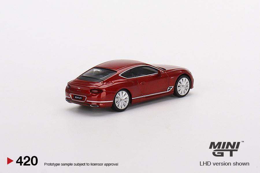 MINI GT 1:64 Bentley Continental GT Speed Candy Red