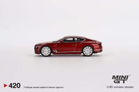 Thumbnail for MINI GT 1:64 Bentley Continental GT Speed Candy Red