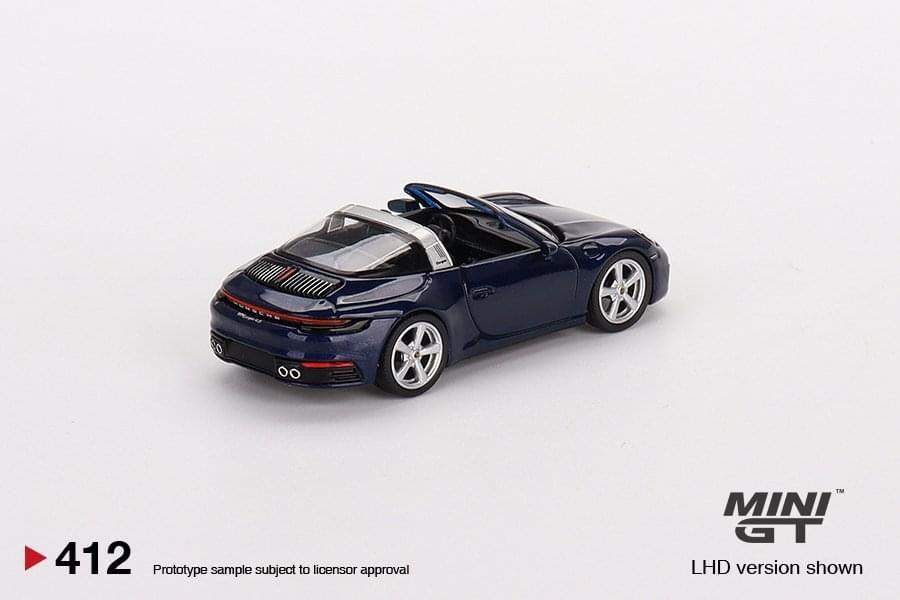 MINI GT 1:64 Porsche 911 Targa Gentian Blue Metallic