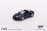 Thumbnail for MINI GT 1:64 Porsche 911 Targa Gentian Blue Metallic