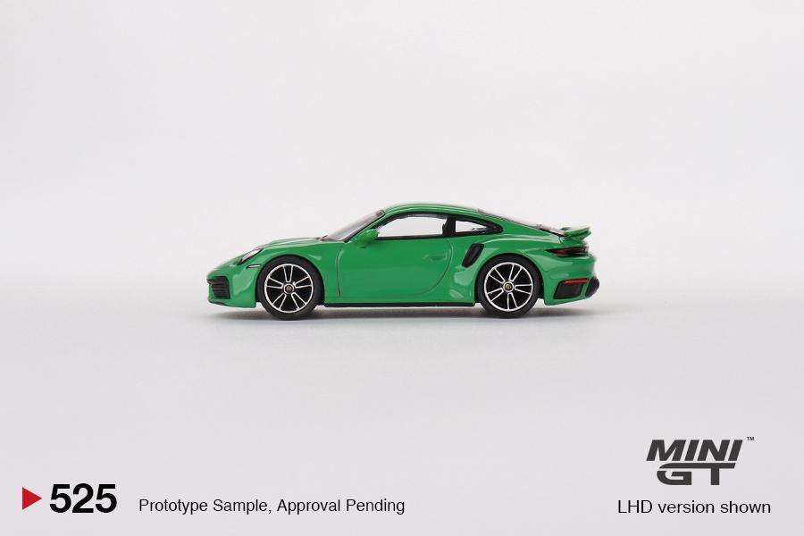 MINI GT 1:64 Porsche 911 Turbo S Python Green