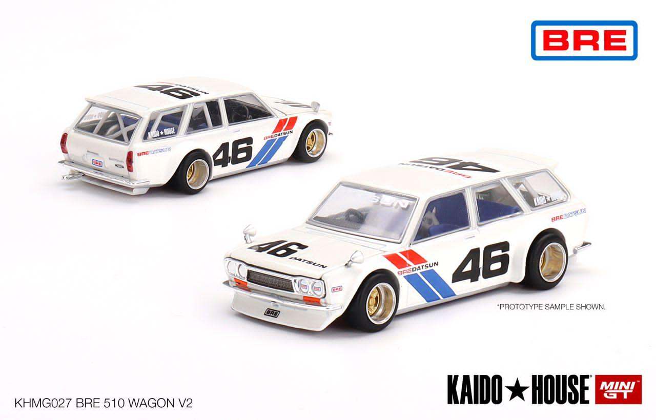 MINI GT x KaidoHouse 1:64 Datsun 510 Wagon BRE V2 KHMG027
