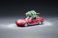 Thumbnail for Micro Turbo 1:64 1996 Eunos Roadster Red w/ Pop Up Headlights Xmas Edition