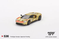 Thumbnail for Mini GT 1:64 Ford GT Holman Moody Heritage Edition- Gold