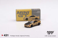 Thumbnail for Mini GT 1:64 Nissan Skyline GT-R VR32 Top Secret Gold Japan Exclusive