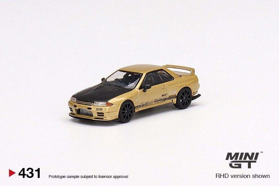 Mini GT 1:64 Nissan Skyline GT-R VR32 Top Secret Gold Japan Exclusive