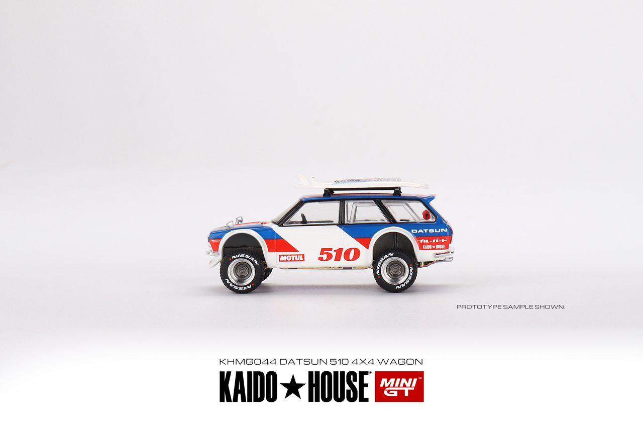 Mini GT x KaidoHouse 1:64 Datsun 510 Wagon Kaido GT Surf Safari RS