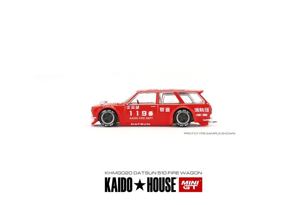 Mini GT x KaidoHouse 1:64 Datsun KAIDO 510 Wagon FIRE V1 KHMG020