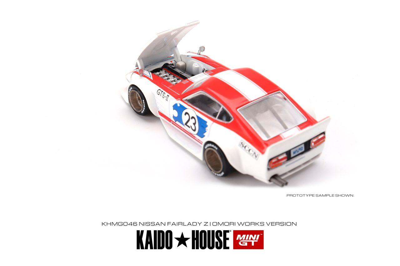 Mini GT x KaidoHouse 1:64 Nissan Fairlady Z Kaido GT Omori Works KHMG046