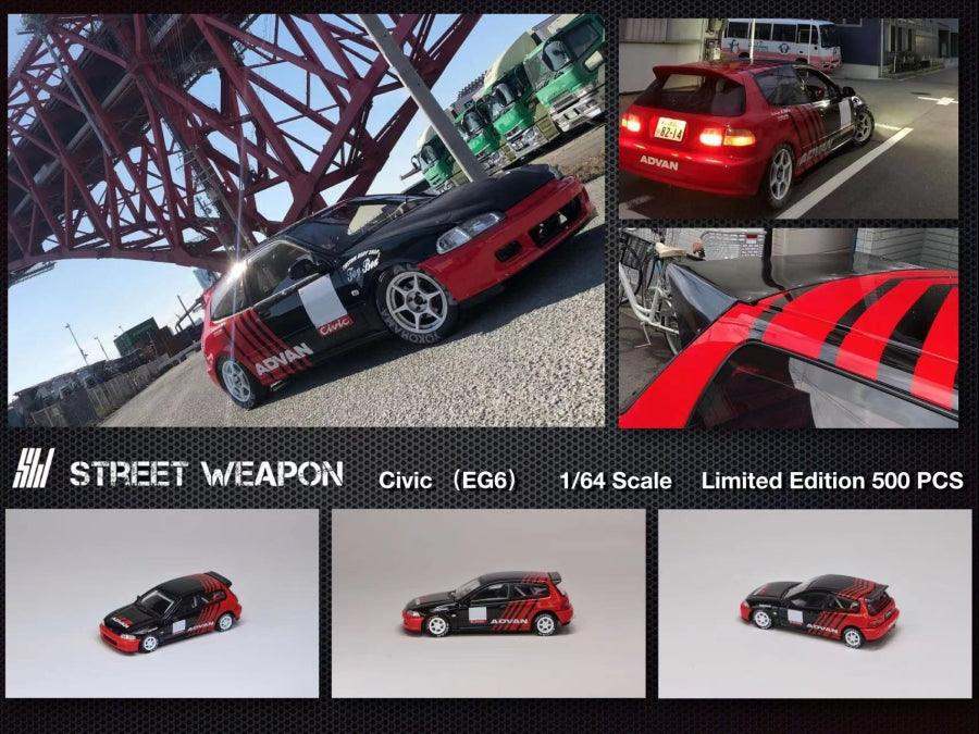 Street Weapon 1:64 Honda Civic EG6 Advan