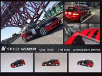 Thumbnail for Street Weapon 1:64 Honda Civic EG6 Advan