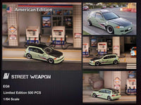 Thumbnail for Street Weapon 1:64 Honda Civic EG6 Zero Fighter