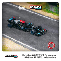 Thumbnail for Tarmac Works 1:64 Mercedes Benz AMG F1 W12 Sao Paulo Grand Prix Lewis Hamilton