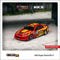 Thumbnail for Tarmac Works 1:64 Nissan HKS Hyper Silvia S15 RS-2