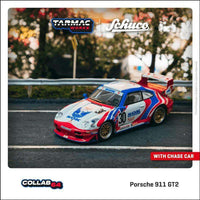 Thumbnail for Tarmac Works 1:64 Schuco Porsche 911 GT2 Sohgo-Keibi #30