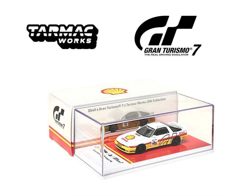 Tarmac Works 1:64 Toyota Supra 3.0GT Turbo A 1988 – Shell – Gran Turismo 7 – JDM Collection