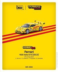 Thumbnail for Tarmac Works IXO 1:64 Ferrari 458 Italia GT3 24H Spa 2013 DHL
