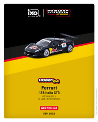 Thumbnail for Tarmac Works IXO 1:64 Ferrari 458 Italia GT3 Red Bull Racing