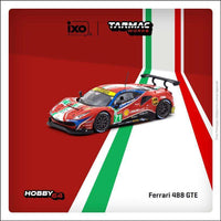 Thumbnail for Tarmac Works x IXO 1:64 Ferrari 488 GTE 4h of Le Mans 2020 #71