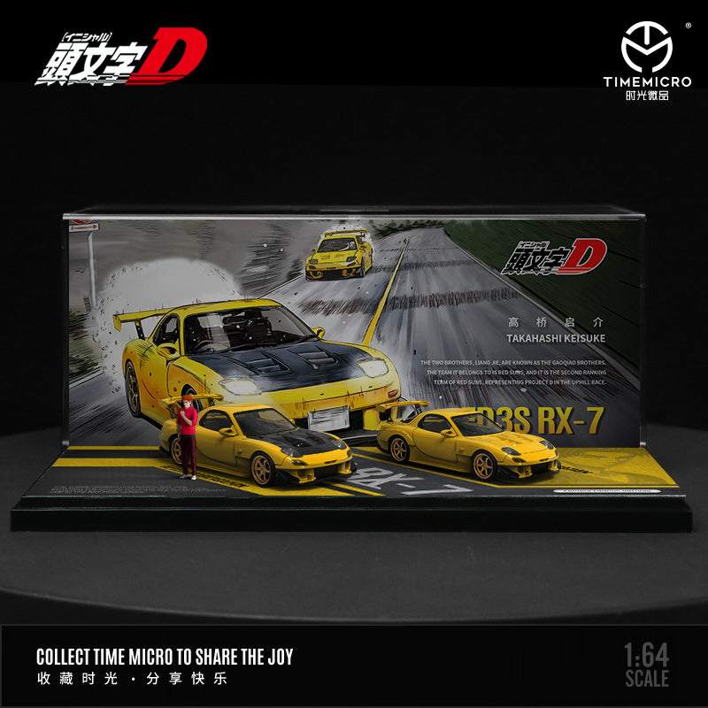 Time Micro 1:64 Initial D Mazda RX7 SET
