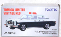 Thumbnail for Tomica Limited Vintage TLV-N26b Mazda Luce Legato 4Door Sedan Police Car Metropolitan Police Department