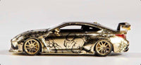 Thumbnail for YM Model 1:64 Lexus RCF Rocket Bunny Kaws Gold